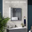 Armoire à pharmacie de salle de bain avec miroir
