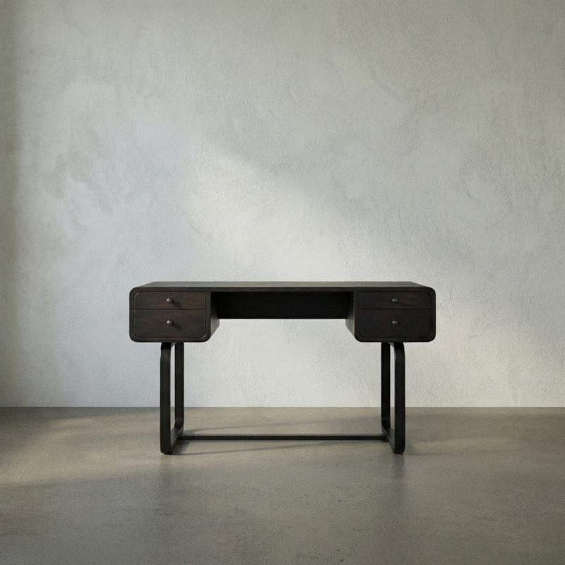 Voltes Solid Wood Writing Desk
