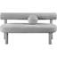 Banc de chambre rembourré Sweetgrove-80798296