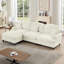 Versatile Chenille Sofa with Detachable Ruffles and Multiple Configurations Perfect for Modern and Elegant Living Spaces-934118410