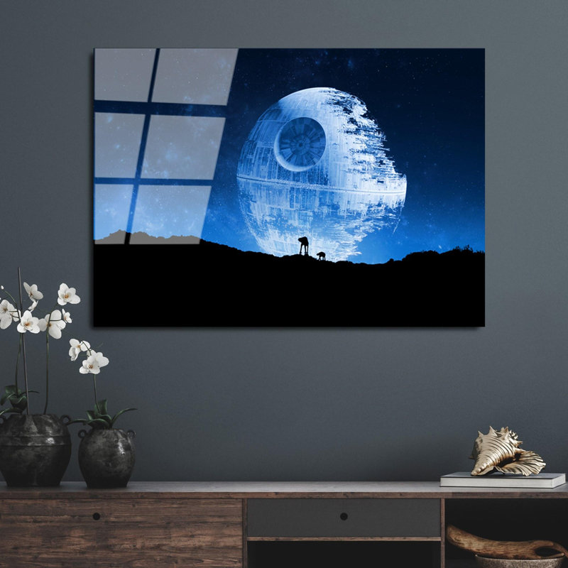 Stunning Tempered Glass Wall Art Painting, 27.6 x 39.4 inches | 100% Tempered Glass, Thickness: 0.16 inches | Elegant Home Decor for Living Room or Office, Durable & Easy to Clean, Perfect Gift Idea