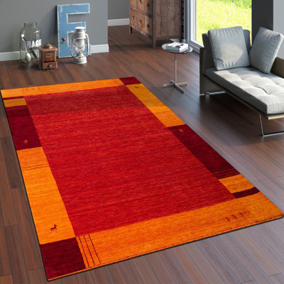 Susie Geometric Wool Hand Woven Area Rug