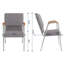 Judea 21" Stackable Church Chair with Arms-63326519