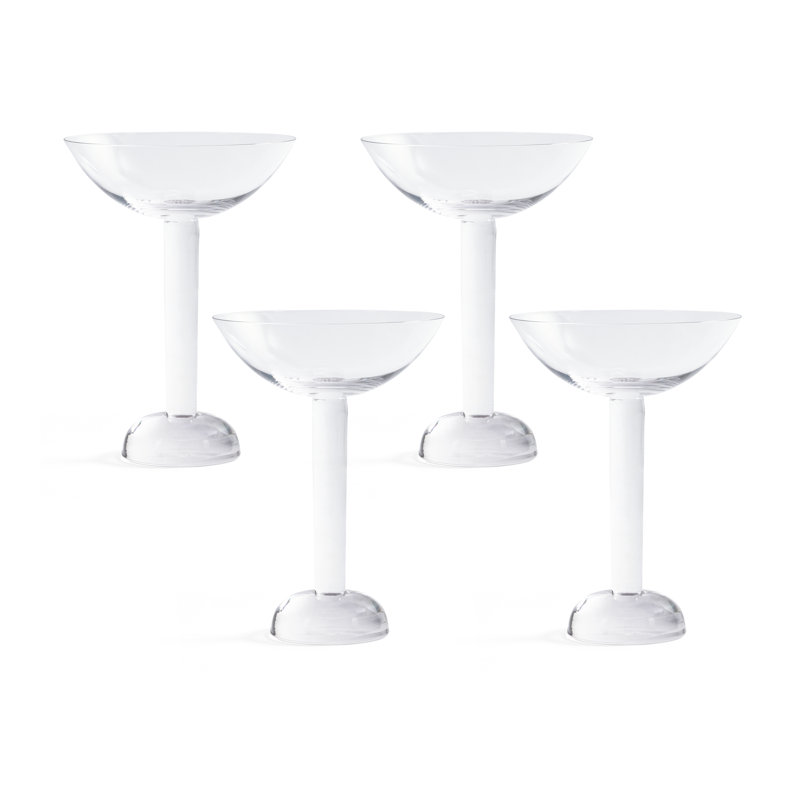 Verres à martini/coupe/dessert/condiments Desean, lot de 4