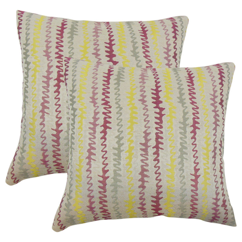  Coussin Zigzag, Freesia