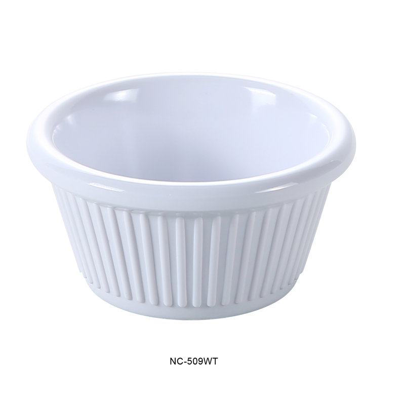Desserte en mélamine , Blanc, H 1,375 po x l 3 po x P 3 po