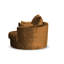 Upholstered Swivel Armchair-977473791