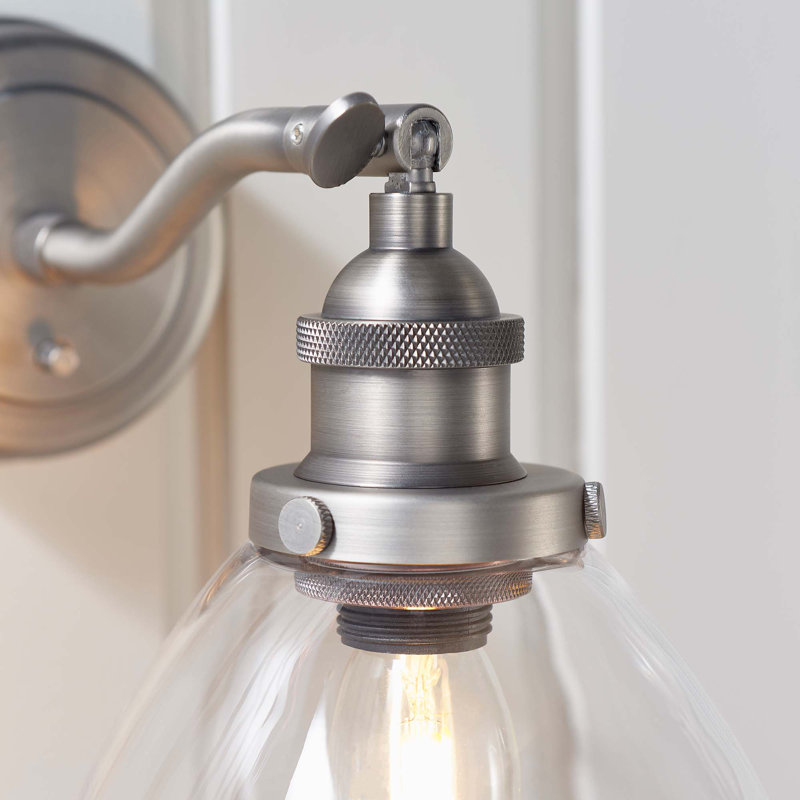 Anais Barn Light, Brushed Silver