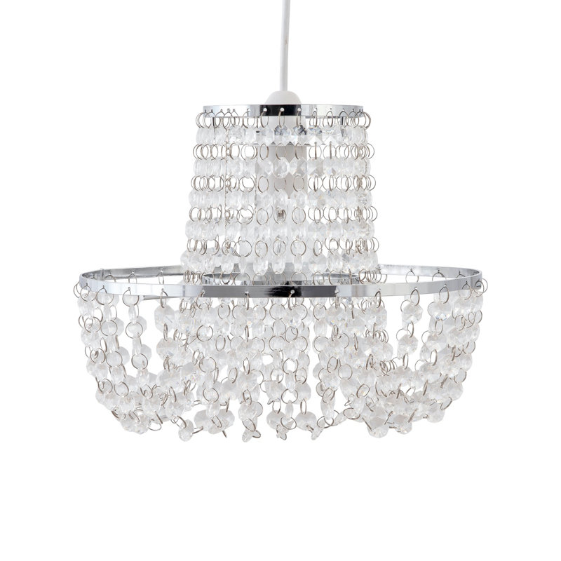 19 cm H Novelty Pendant Shade ( Uno ) in Clear