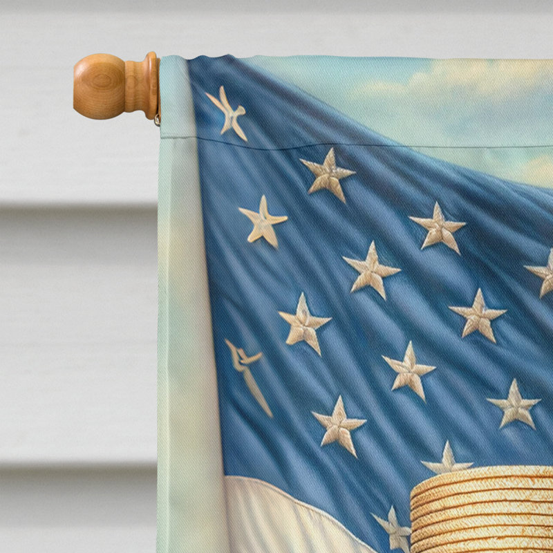 Drapeau «All American House», Épagneul brun Clumber