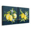 Lemon Squeeze I - ensemble de 2 reproductions d'art sur toile tendue-393259316