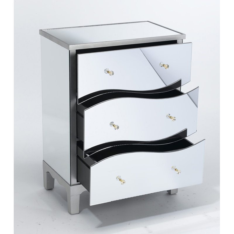 Commode d'appoint 3 tiroirs Buckingham