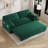 Queen Pull Out Sofa Bed,Convertible Sleeper Sofa with Side Storage, Multi-Functional Loveseat Bed-87754134