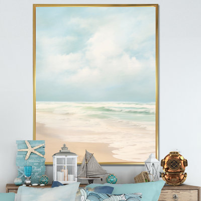 Paysage de plage minimaliste VII