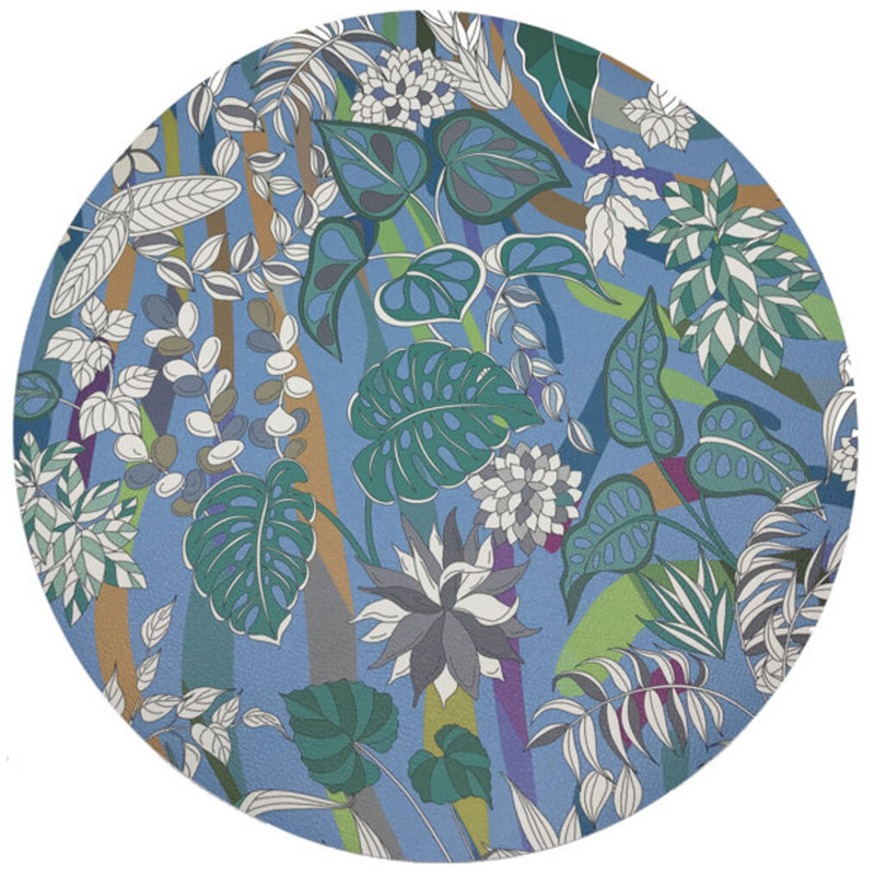 Sabi Jungle Pebble 16" Vinyl Placemat, Savuti