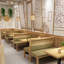 Banc rembourré en similicuir Light Luxury Fashion