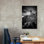 'October Morning At West Quoddy Head Monochrome' by Rick Berk Canvas Wall Art, 18" x 26"