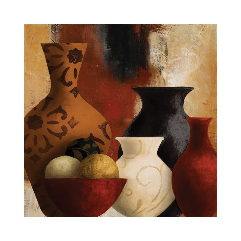 Moroccan Vessels by Lanie Loreth - Painting on Canvas, 93.98cm H x 93.98cm W x 3.81cm D, Wrapped Canvas