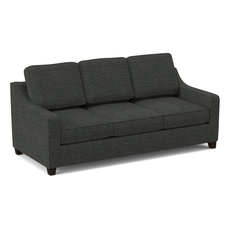 Clark 82" Square Arm Sofa Bed Sleeper with Reversible Cushions, Cafelle, Innerspring, Antic Pepper