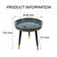 Table d'appoint ronde 3 pieds Bohemian