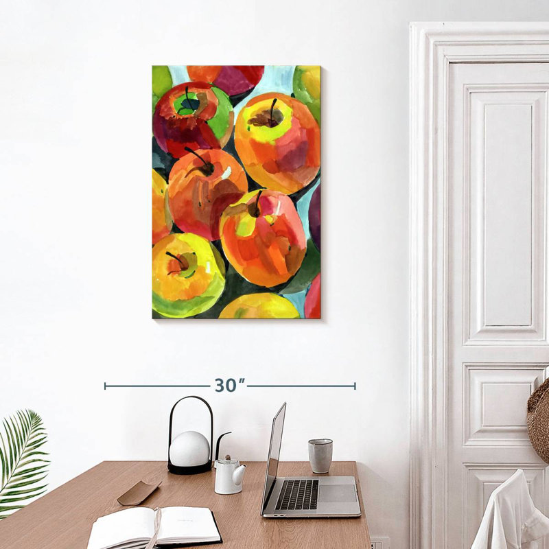 Yarlin Still Life Apples, 30" H x 20" W