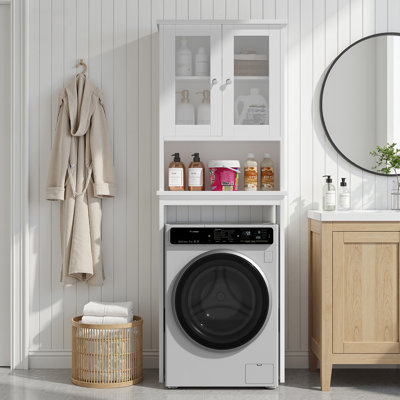  Bellavance 65.4"H Bathroom Cabinet Over the Toilet Storage