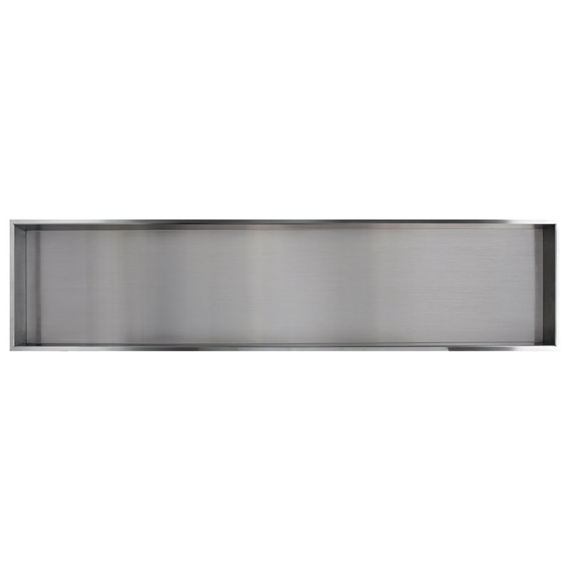 Stainless Steel Shower Caddy, 14" H x 3.75" W x 58.5" D