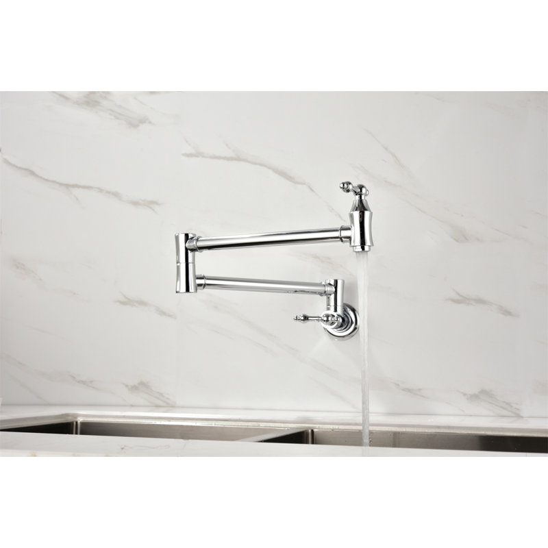 Pot Filler Faucet Wall Mount, Chrome