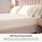 Delara GOTS Certified 100% Organic Cotton Sateen Fitted Sheet Set, 400TC Long Staple, Soft & Breathable with Deep Pocket-88065256-103975753