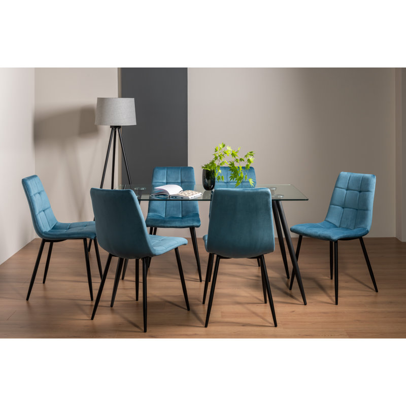 Dining Set, Petrol Blue