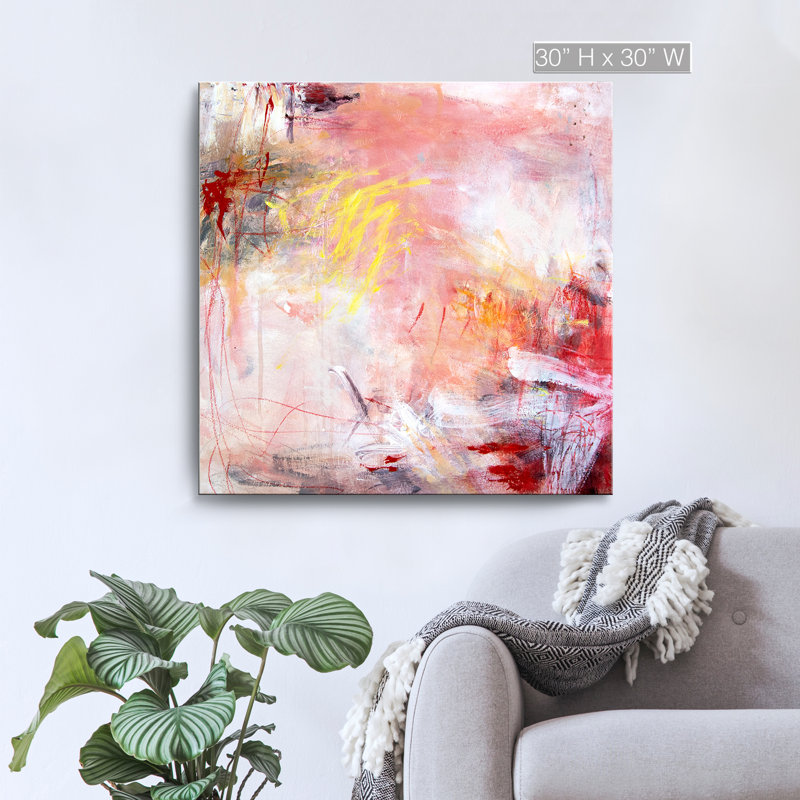 Rose Water I Print by Patricia Schwimmer, 30" H x 30" W x 1.5" D