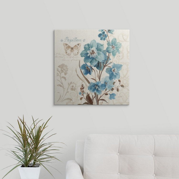 « v » par lisa audit, impression A Blue Note, H 20 po x l 20 po x P 1,5 po, Toile