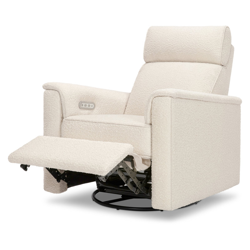 Willa Plus Power Glider Recliner w/ Power Headrest, Performance Ivory Boucle