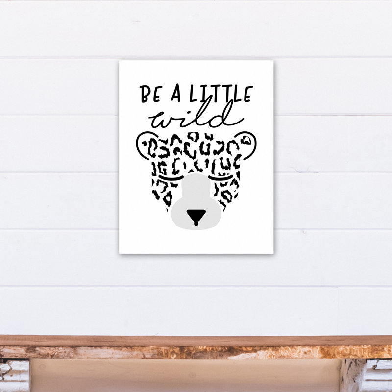 Art sur toile little wild leopard Mader, H 20 po x l 16 po x P 1,25 po, Toile tendue