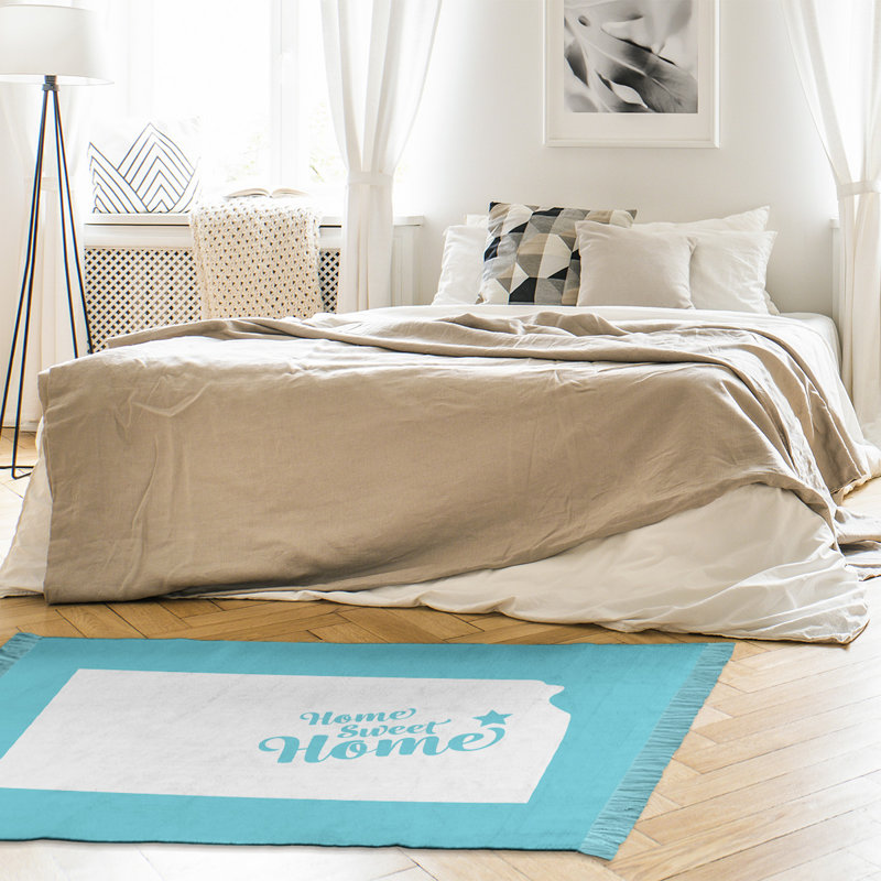 Tapis topeka blue area home