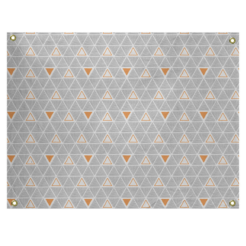 Tapisserie, H 26 po x l 36 po, Orange