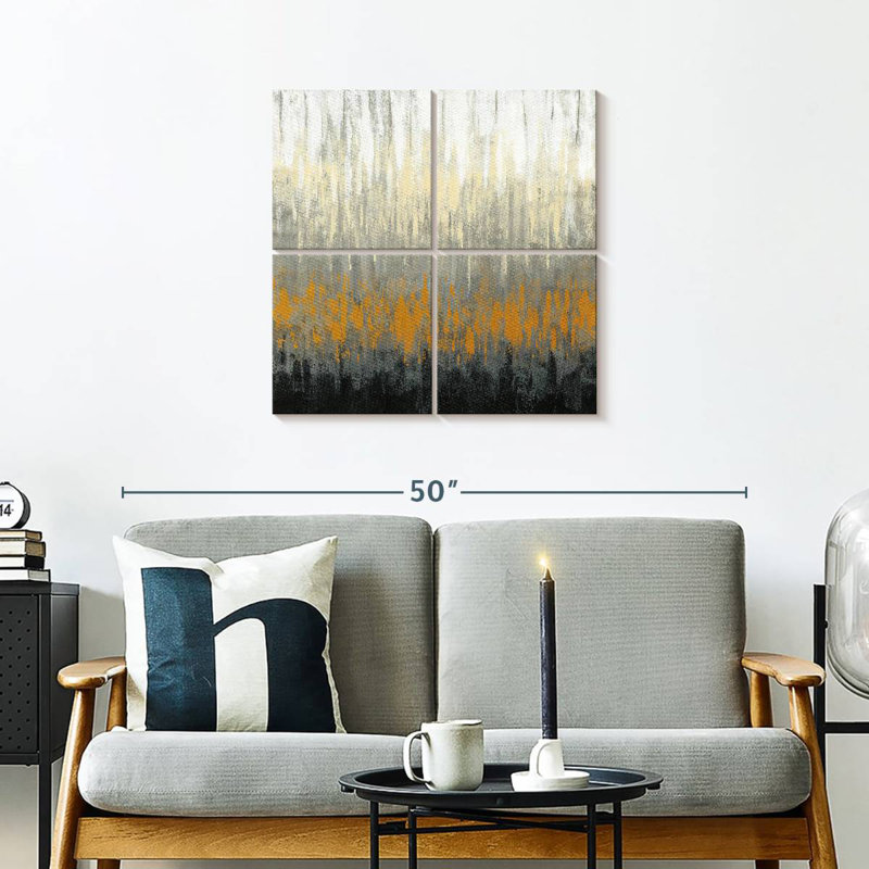 Rain On The Asphalt, 26" H x 26" W