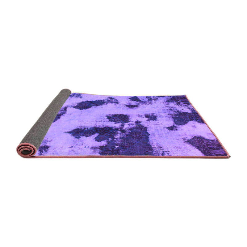Delfa Abstract Indoor Rug, Round 5'