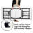 48'' Rectangular Portable Banquet Table