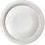 Service de table en porcelaine 16 pièces pour 4 personnes, assiettes blanches et bols de service, vaisselle et micro-ondes