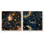Seabrook - Ensemble de 2 collages carrés abstraits-102162697-102162704