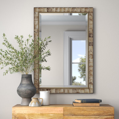 Alcide Metal Rectangle Wall Mirror