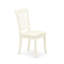 Ensemble de table et chaises de cuisine 7 pièces comprenant une table de salle à manger rectangulaire et 6 chaises de salle à manger revêtues de tissu en lin, 36 x 60 pouces, blanc lin-276269944-276269950-276269893