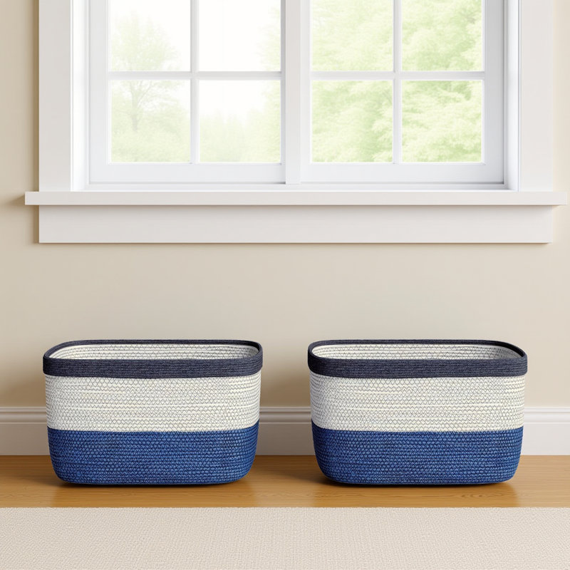 Jumelle 2 Piece Fabric Basket Set