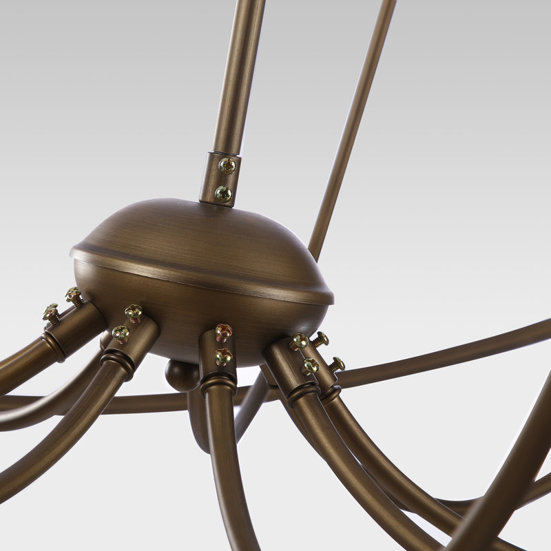 Terrionna 9 - Light Sphere Globe Chandelier