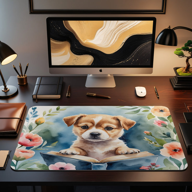 Polyester Desk Pad, 31.5x15.5