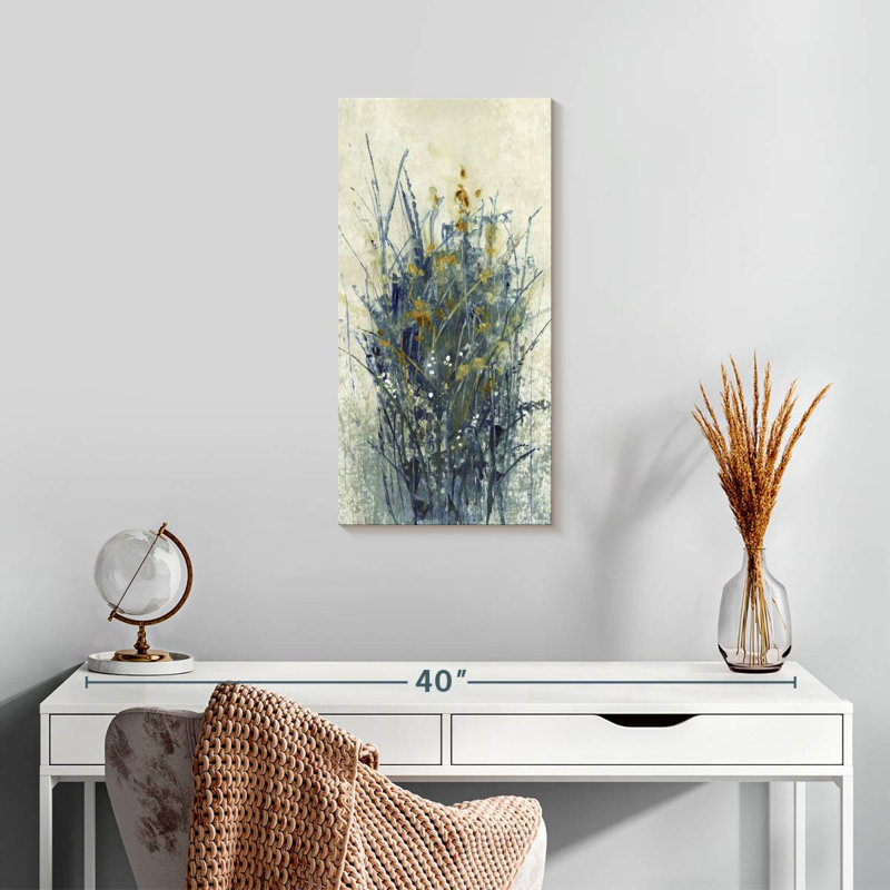 Avery sauvage indigo floral I, H 24 po x l 12 po