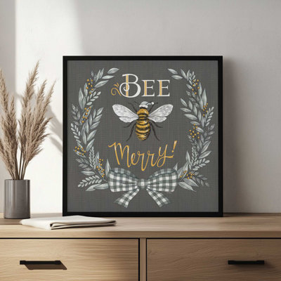 Bee Merry by Deb Strain Art Print