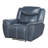 3-piece Upholstered Reclining Sofa Set Blue