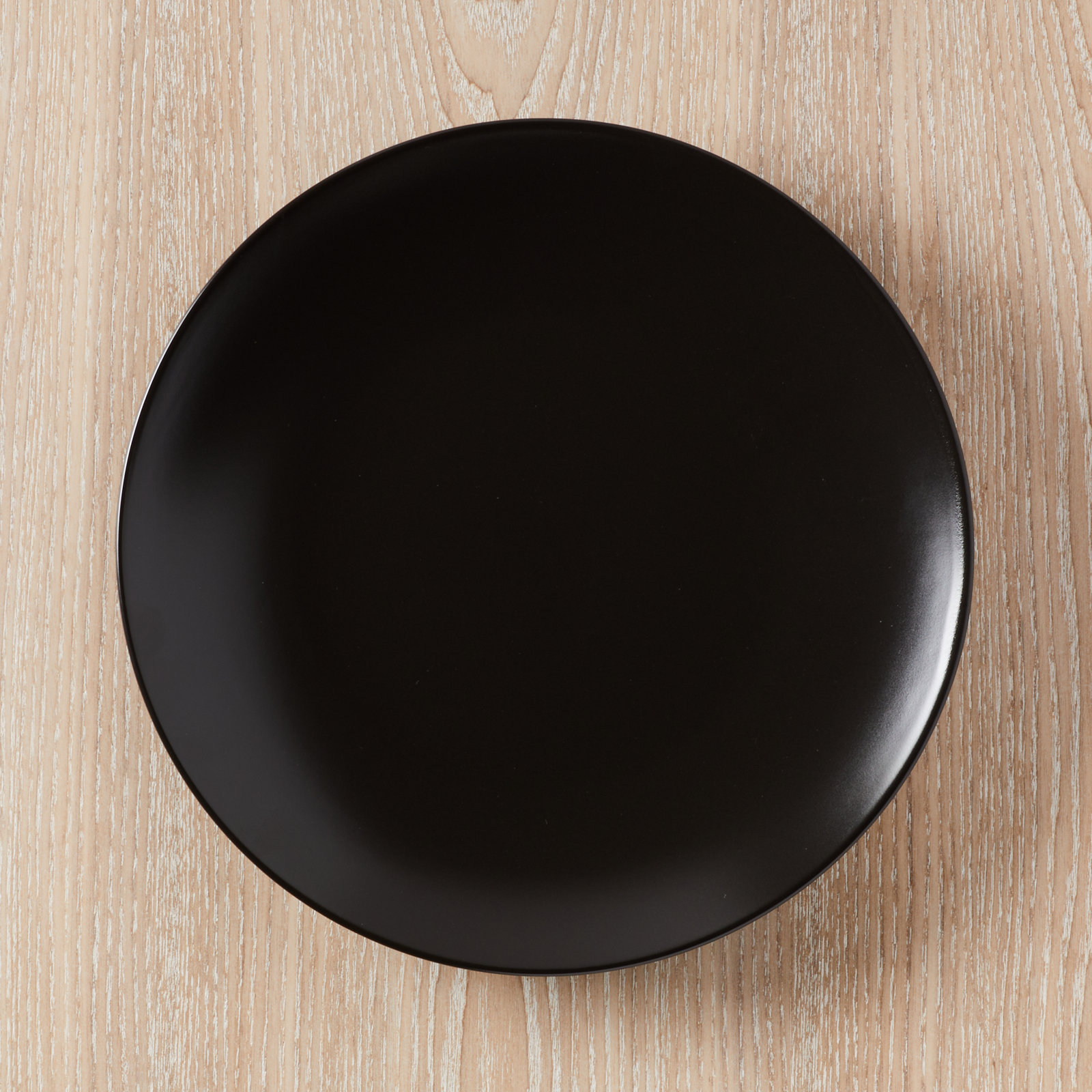 Malmesbury Coupe Stoneware Dinner Plate, Black